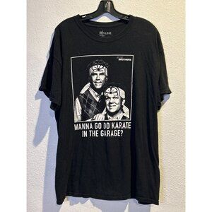 STEP BROTHERS Karate in the garage T-Shirt Men's XL Black Tee